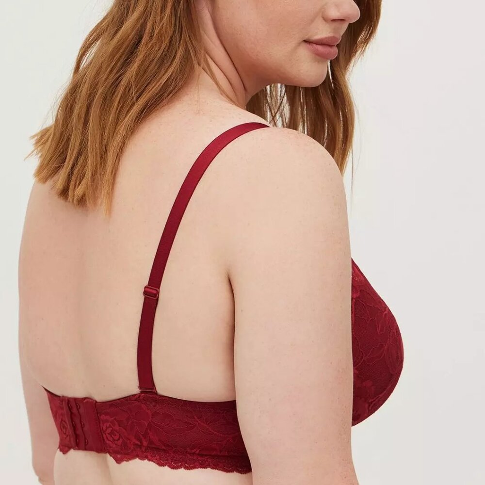 Pre-Owned Torrid Xo Plunging Push-Up Bra Plus Siz… - image 2